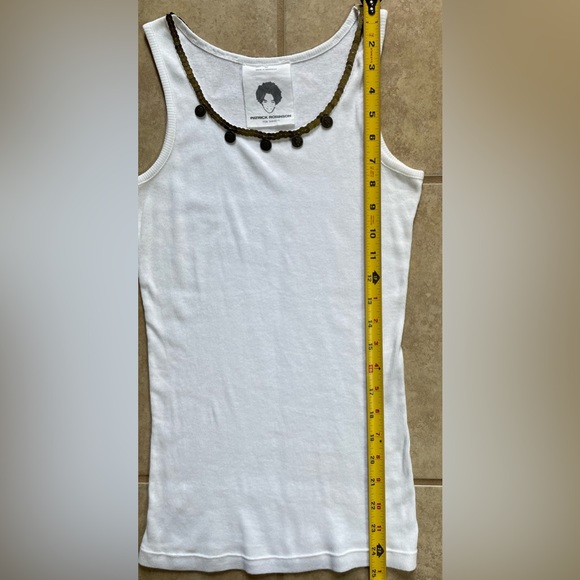 Metal Sequins PATRICK ROBINSON Tank Top | medium - Picture 9 of 9